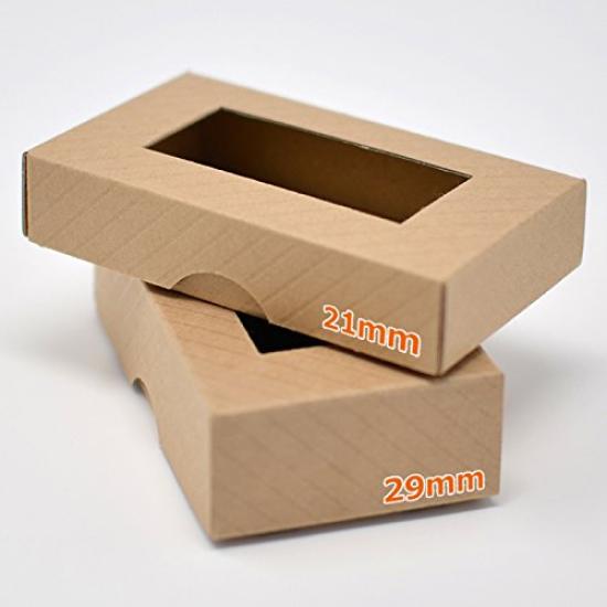 Tampa da caixa de cartão de visita fundo tamanho de papelão 4 caixa pequena (P/21mm-100 peças)