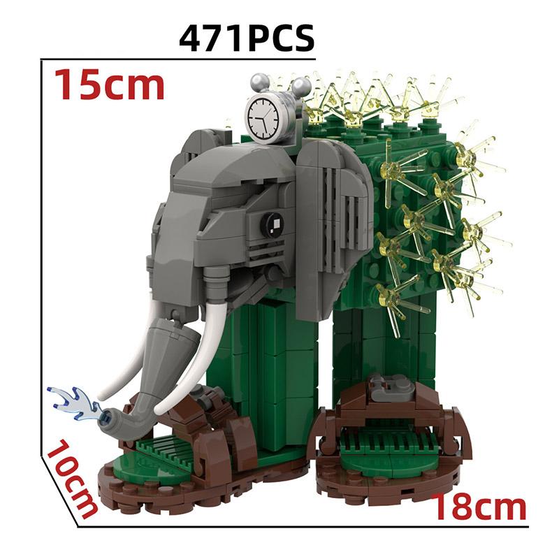 AI Brainrot Animals Bricks Tung Tung Sahur Figures Tralalero Tralala Building Blocks Brr Brr Patapim Toys For Boy Birthday Gifts
