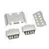 FOR RGT LC Racing LC79 1/10 86160 Chassis Armor Guard Set 4PCS Skid Plate & Frame Upgrade Parts for RC Crawler Car