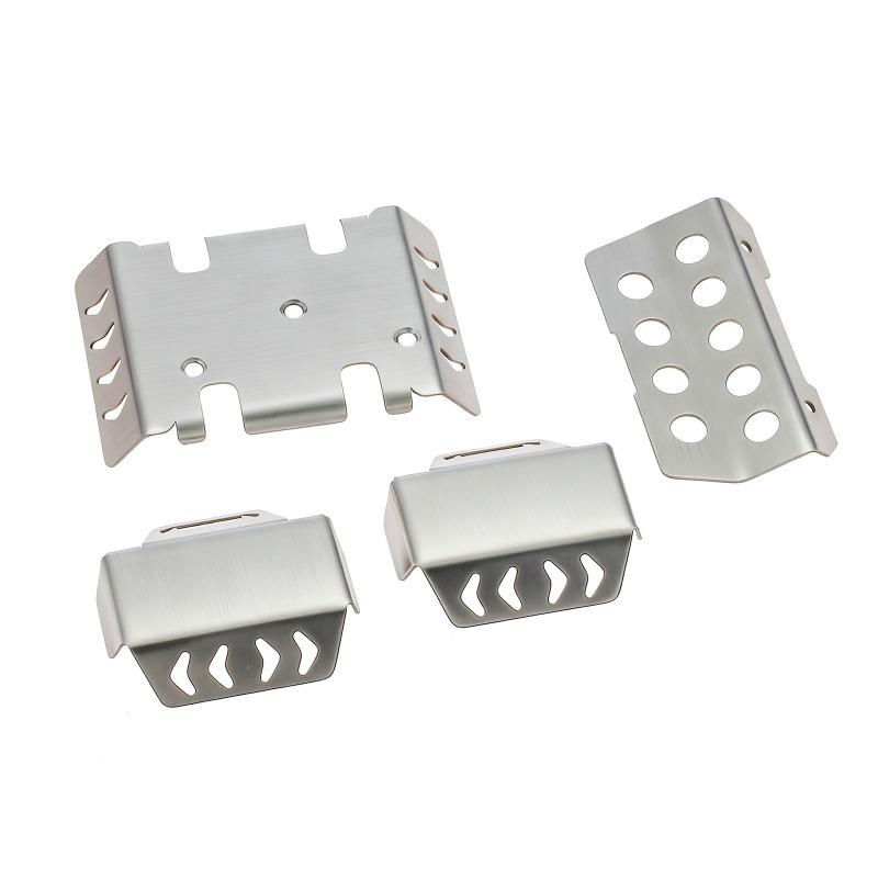 FOR RGT LC Racing LC79 1/10 86160 Chassis Armor Guard Set 4PCS Skid Plate & Frame Upgrade Parts for RC Crawler Car