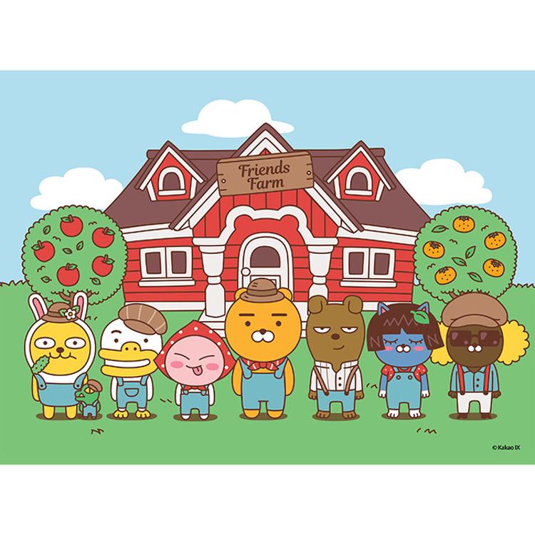 150 Piece Jigsaw Puzzle - Kakao Friends Farm, Popular Korean Puzzle