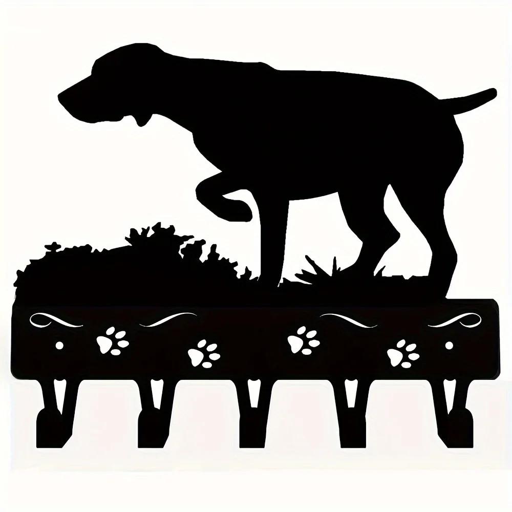 1 шт. Немецкая короткошерстная собака-пойнтер - 6 крючки для ключей и держатель — фото 5