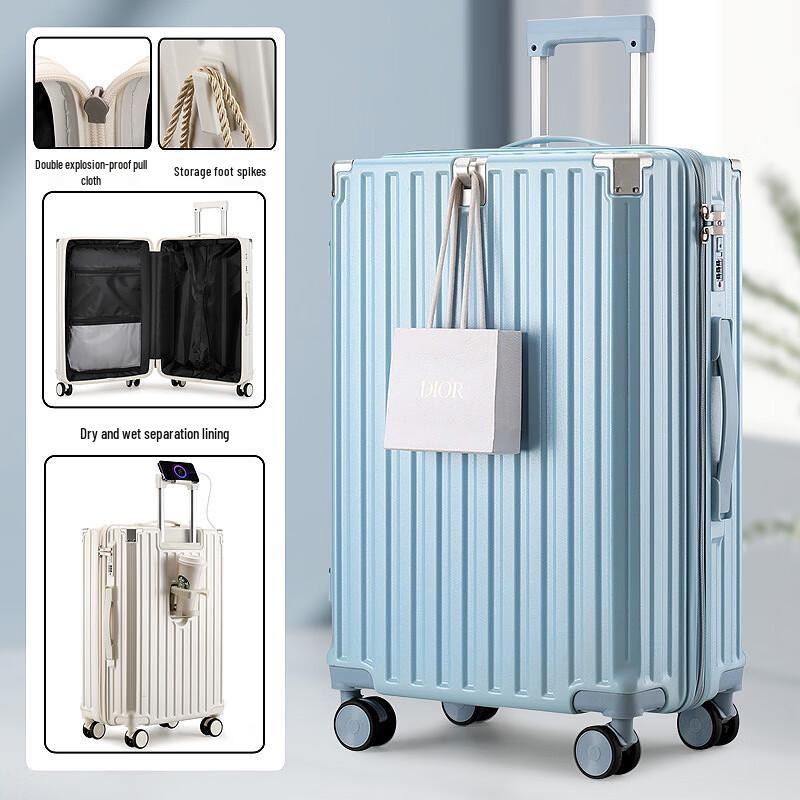 Ningzhao Durable Zipper Travel Suitcase 20 inches