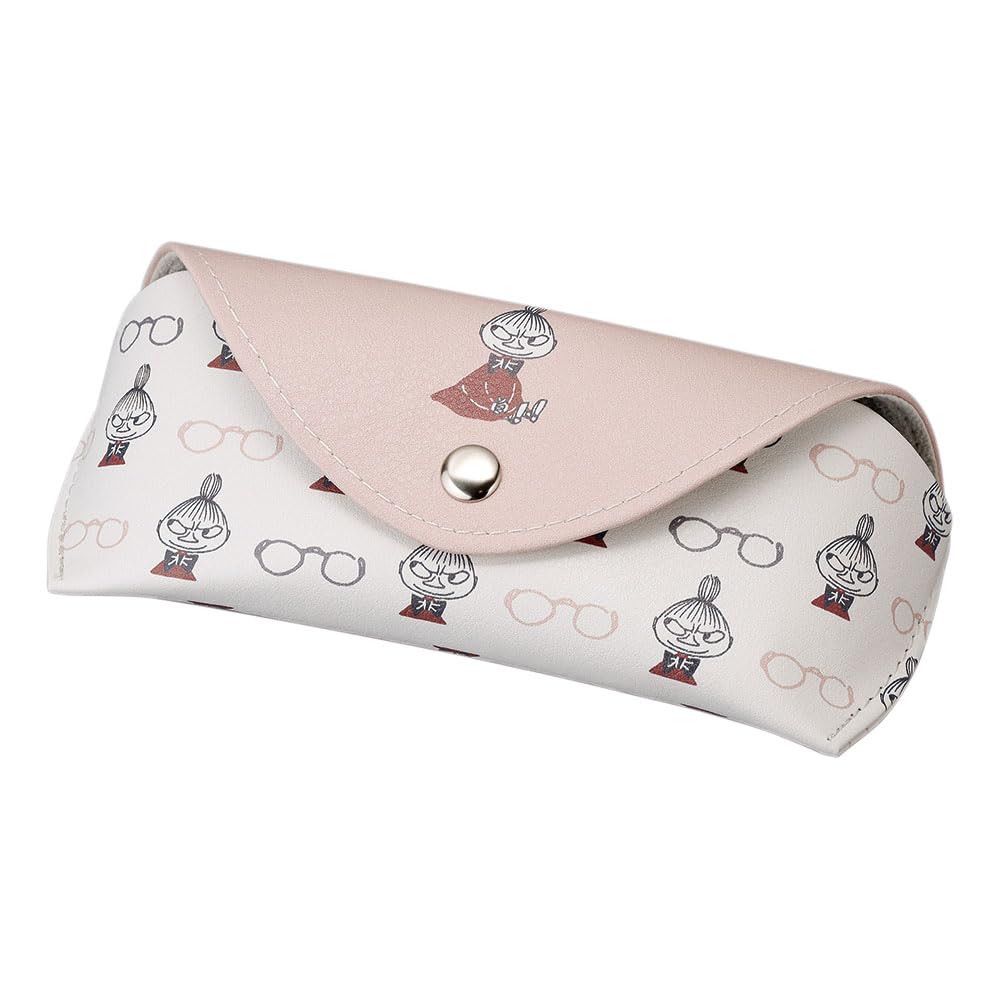 

Жемчужный футляр для очков Муми-тролль с кнопкой и магнитной застежкой, включает круглый клапан, подходит для очков и маленьких, идеальный подарок на день или дневной футляр,