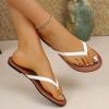 Summer clip flat bottom non casual soft bottom comfortable slippers