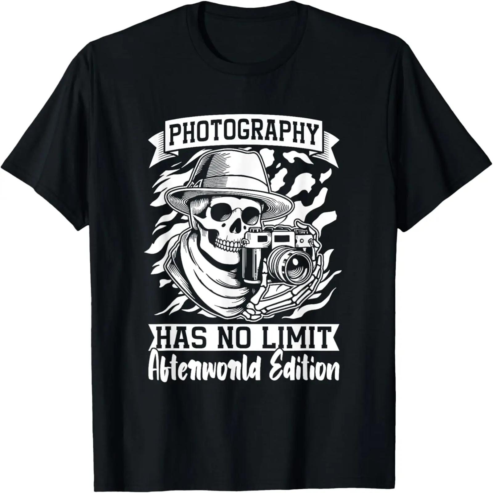 Warning At Any Time I May Snap Camera Photographer T-Shirt S