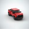 MOC-55444 Is Compatible With Building Blocks Snow Suit Blue Silverado 1500 Pickup Truck Assembled Building Blocks Toys
