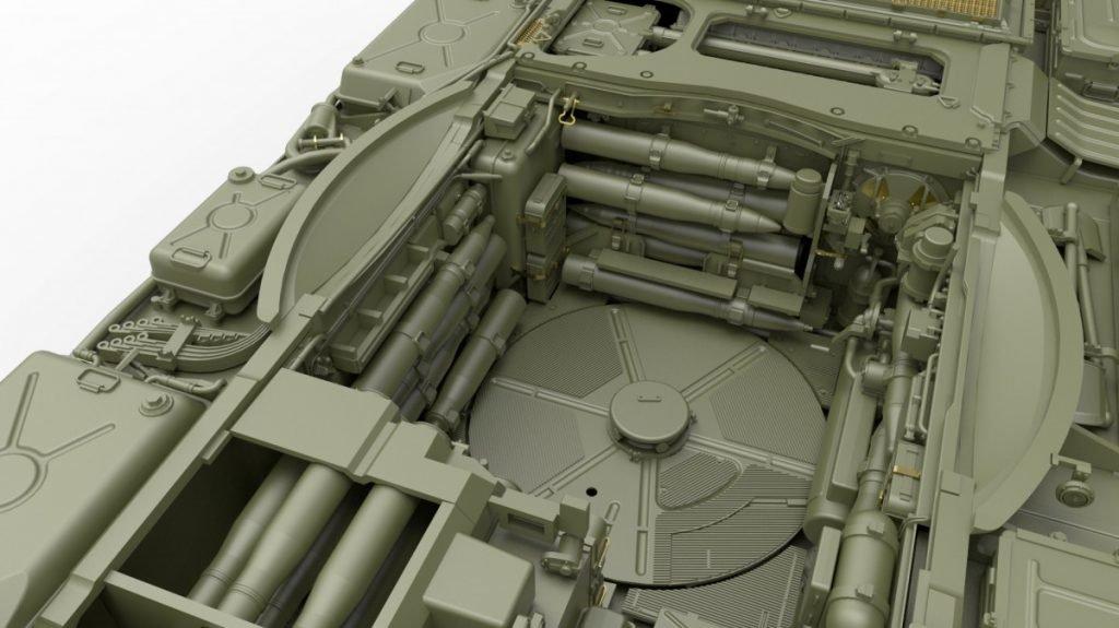 MiniArt Scale Early Model 1965 Full Interior Plastic Model Kit MA37016 1/35 T-55A Mod.