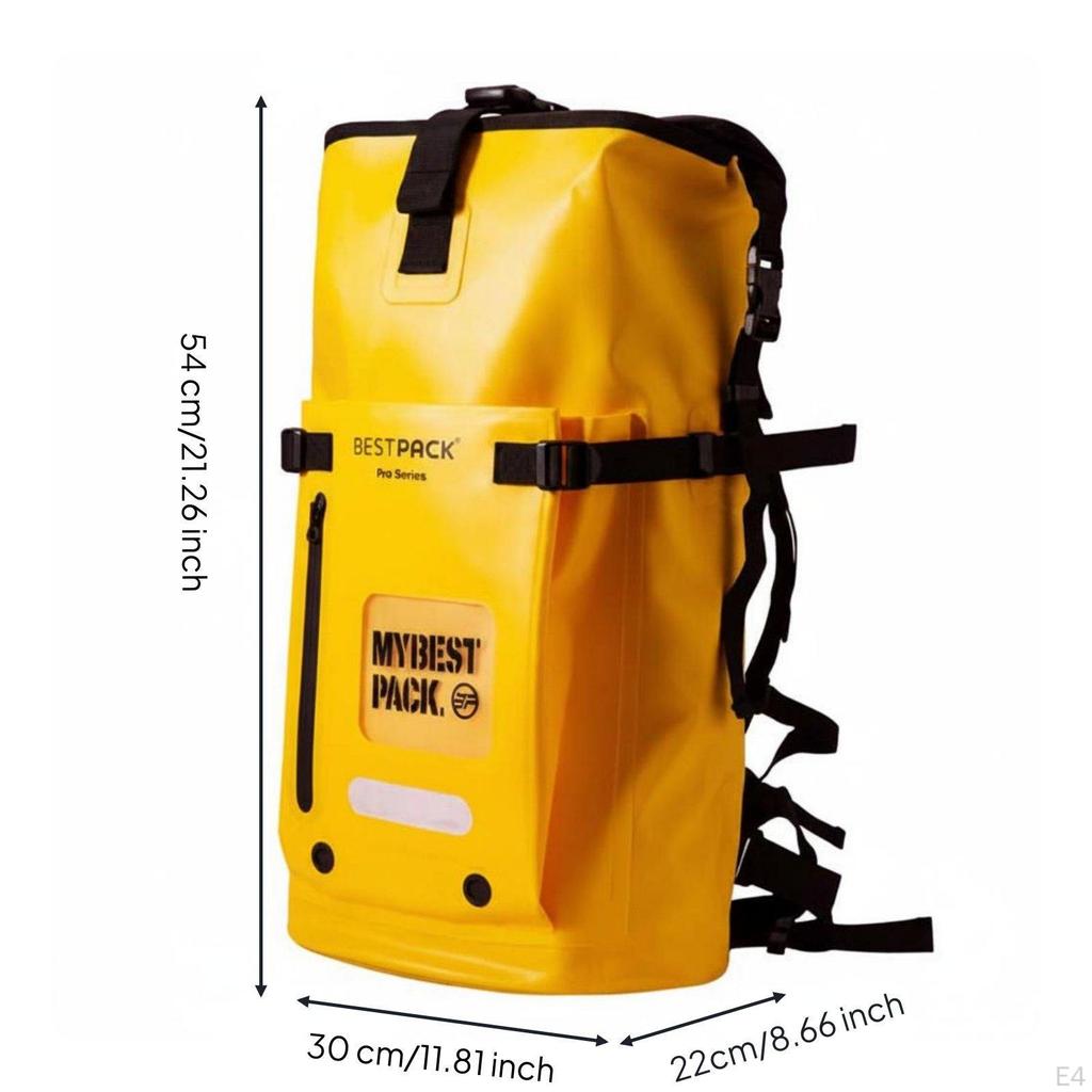 45 L Fins Bag 45Liter Capacity Fin Equipment Travel Friendly Dive Backpack for Divers, Camping,