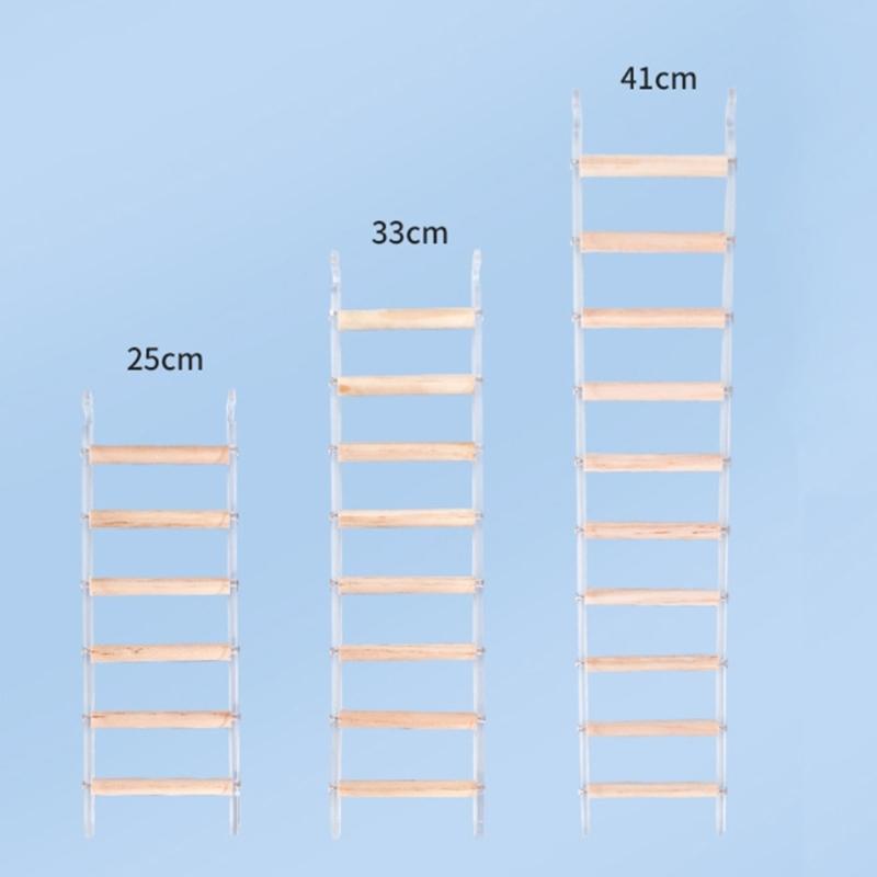 Vogelstange Naturholzständer für Papageien Sittiche Zubehör Wellensittiche Leiter Kratzbäume für Kleine Mittlere Papageien Ständer Spielzeug