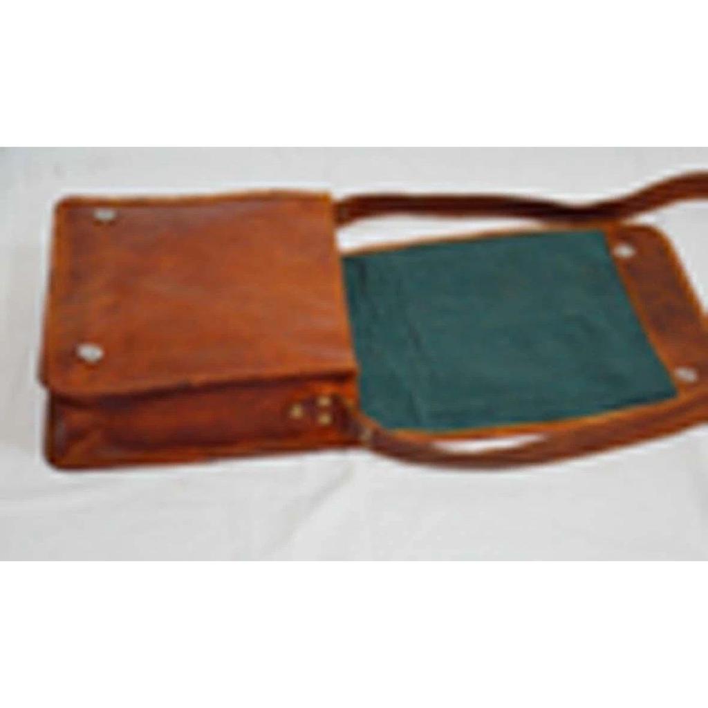 Men,s Genuine Vintage Leather Messenger Bag Shoulder Laptop Bag Leather Bag