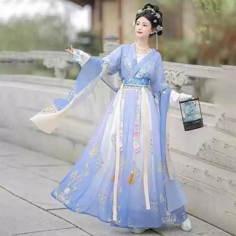 

Hanfu Costume | Chinese Ancient Fairy Dress | Role Play Cosplay Outfit | Stage Performance Gown | Ethereal Party Dress XXL