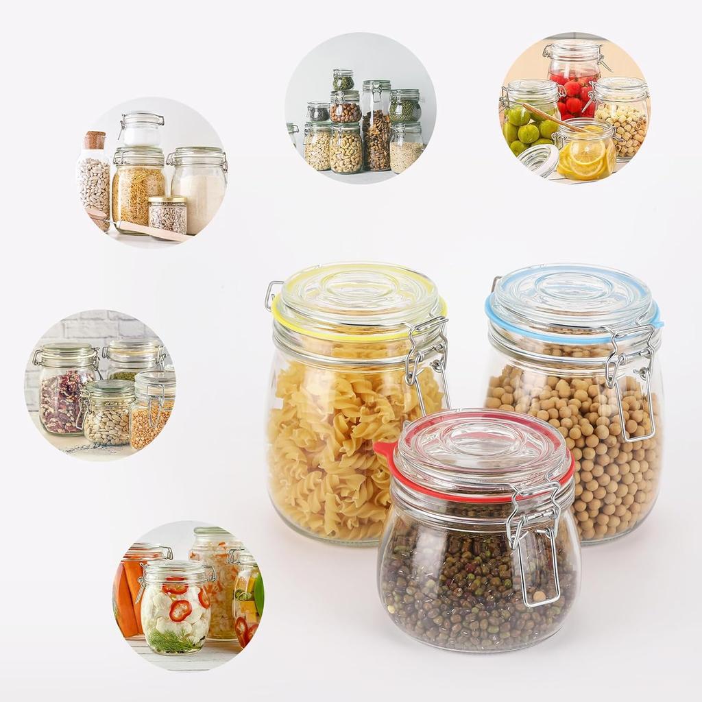 36 Pcs Rubber Seals Rings, Airtight Silicone Replacement Gasket, Leakproof Sealing Rings for 3.75 Inches Glass Mason Jars