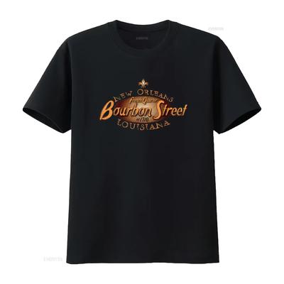 New Orleans Louisiana Bourbon Street French Quarter T-Shirt vintage gewaschenes Oberteil für den Alltag leicht vielseitig Grafik