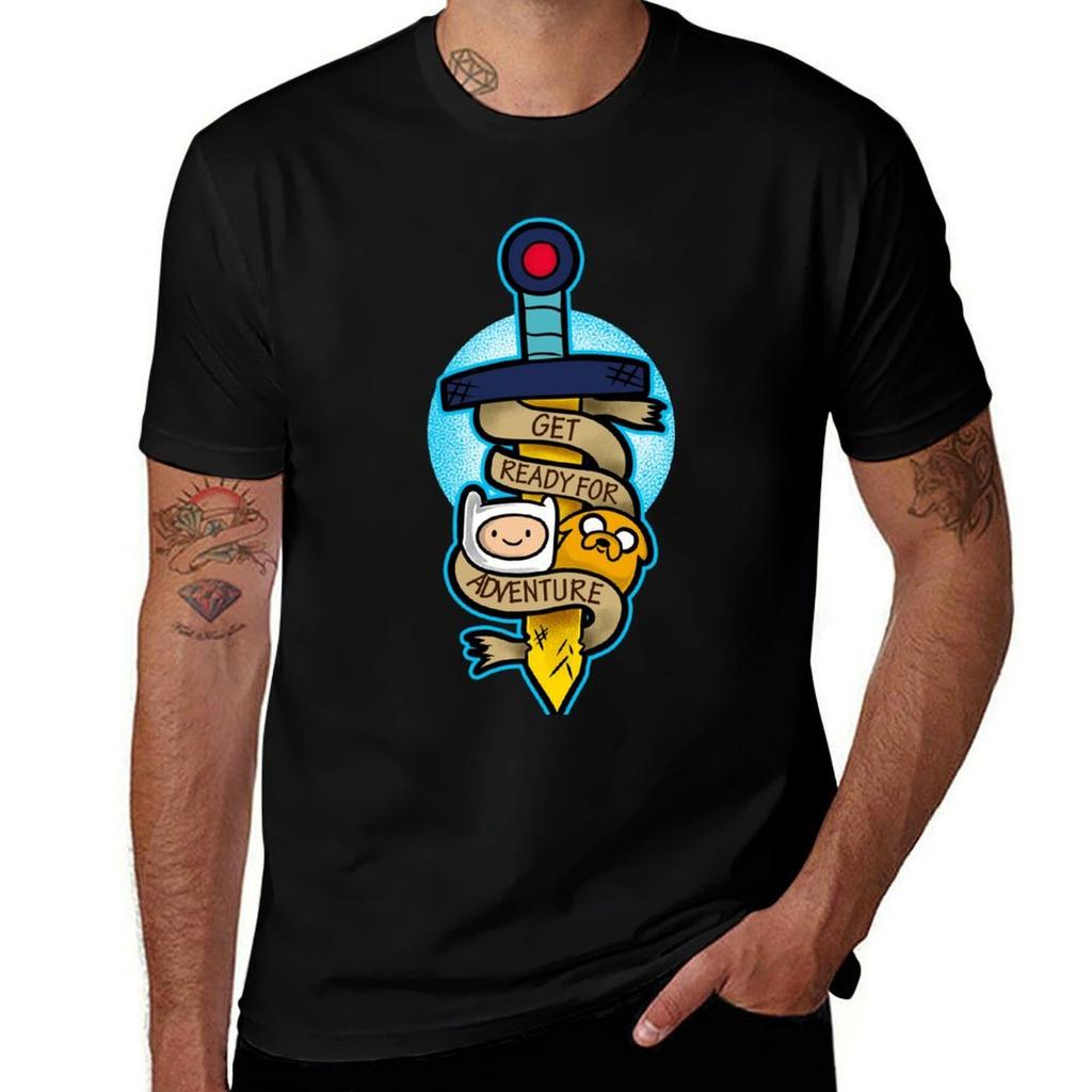 Get Ready for Adventure TShirt man t shirt designer men t shirt cotton 100 TShirt