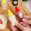 Japanese Style Mini Plastic Squeeze Sauce Bottle - Portable, Refillable, Food Grade Seasoning Bottle.