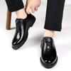 2025 Neue Leder Herren Oxford Schuhe Formelle Kleidung Schuhe Herren Schnür-Sneakers Hochzeitsfeier Büro Business Casual Schuhe
