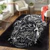 Satan Demon Skulls Ouija Board Bereich Teppich, Ouija Bodenmatte, Halloween Teppich Home Decor Badezimmer Teppich Teppiche für Schlafzimmer Wohnzimmer