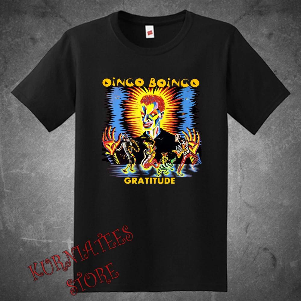 Oingo Boingo Gratitude Men s Black Size S to 5XL XS