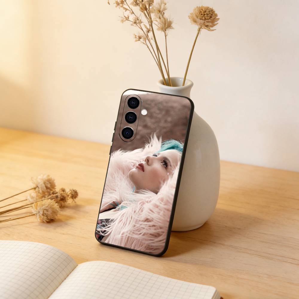 

Singer Halsey Phone Case For Samsung Galaxy A73,A72,A71,A70,A53,A52,A51,Soft Silicone Black Cover Samsung a42 5g