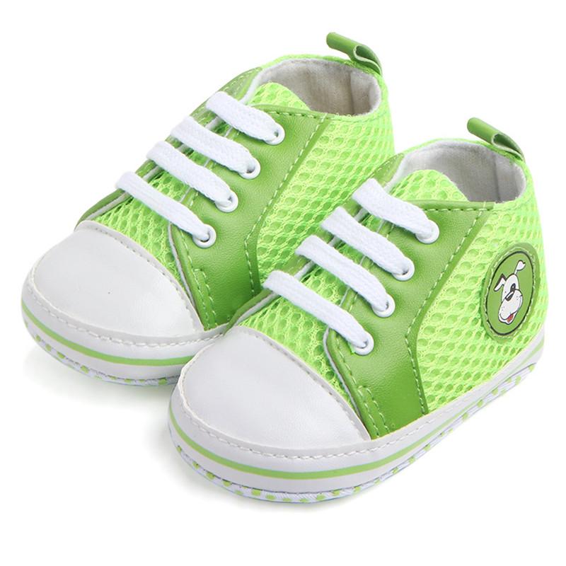Baby Breathable Shoes Canvas Shoes Sports Sneakers Newborn Shoes Infant Toddler Soft Sole Anti-slip