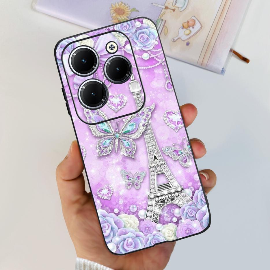 For Infinix Hot 40 Pro Case X6837 Cute Fashion Cover Soft Silicone Phone Case For Infinix Hot 40i Hot40 Pro Hot40i Fundas Bumper