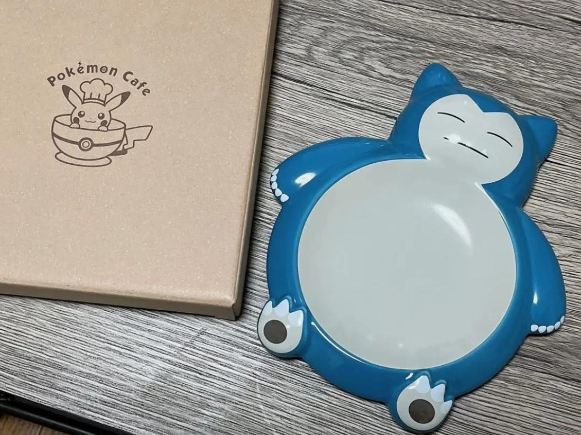 Pokemon Cafe Snorlax Plate Japan Limited Bowl Ceramic