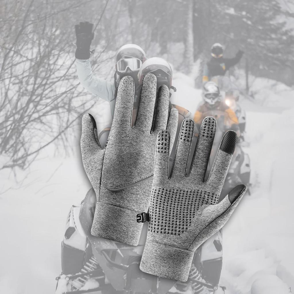 Cozy Winter Touchscreen Gloves for Outdoor Activities