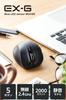 ELECOM Wireless Mouse (Receiver Included), Large Size, 5 Buttons (BackForward Buttons), Silent, BlueLED, Comfortable Grip, Black, M-XGL10DBSBK