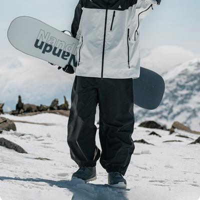 Men's Women's Snowboard Pants Men Single Board Waterproof Loose Fit Wear Resistant Professional Double Board Ski Pants