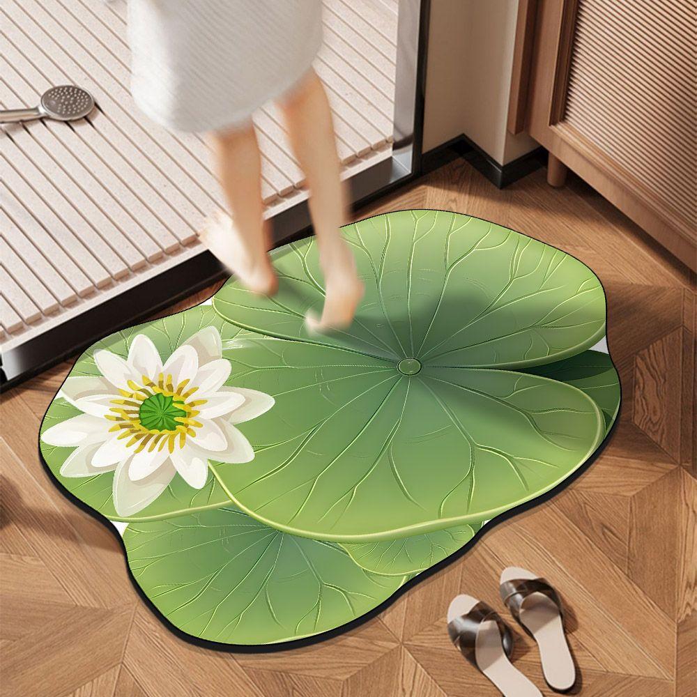Bathroom Door Absorbent Mat Quick Drying Mat Dirt Resistant and Non Slip Bathroom Mat