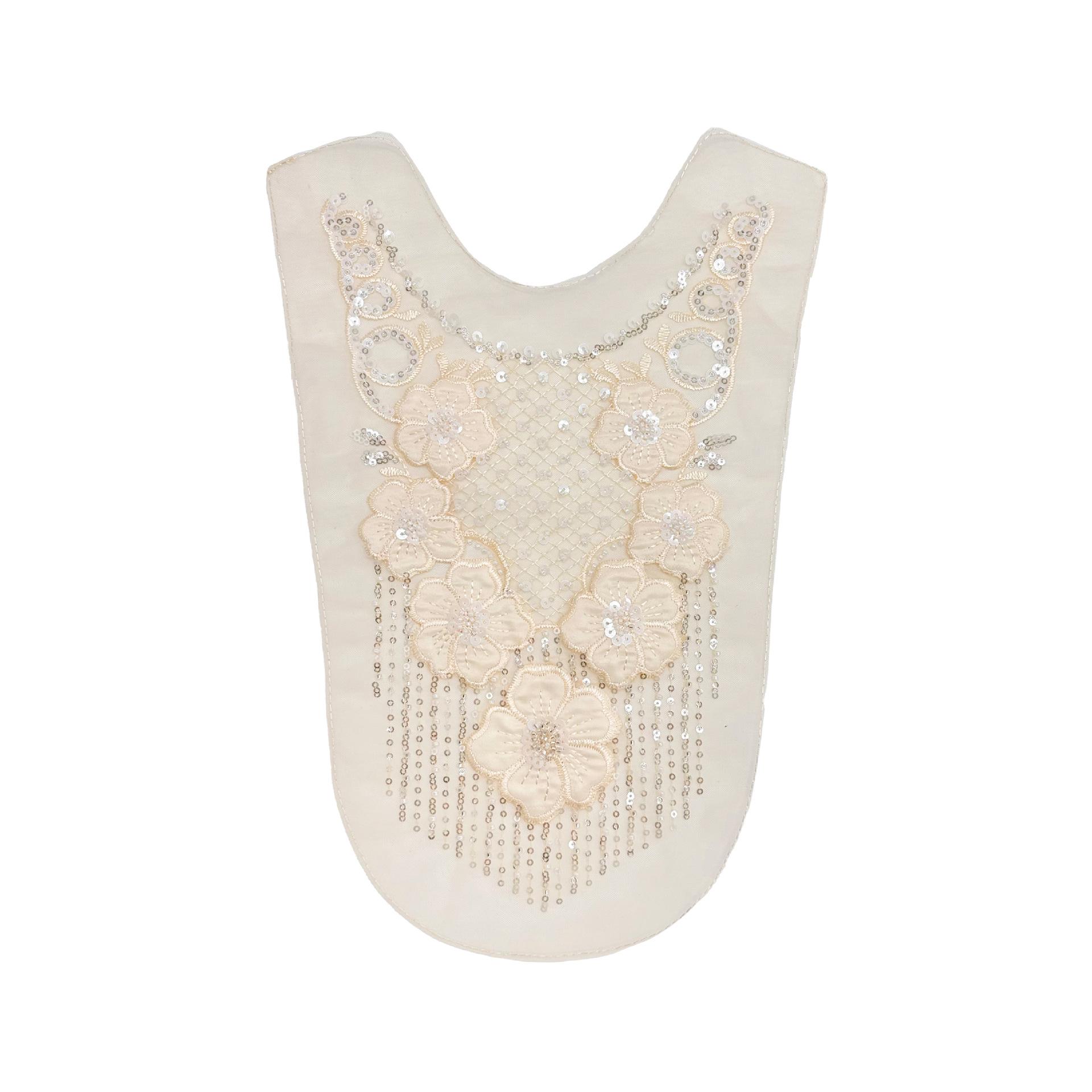 

Мода Сетка Бисером Пайетки Вышивка Цветок Тканевая Наклейка Кружевная Вышивка Планка Воротник Аксессуары для Свадебного Платья Декаль H9012