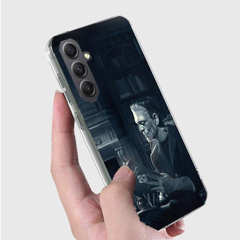 Horror F-Frankenstein Phone Case For Samsung A16 A26 A36 A56 A17 A03S A04S A02S A05S A50S A30 A20 A70S A40 A21 Galaxy Note 20 10