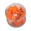 50Pcs Keyring Tags Plastic Key Fobs ID Tags with Split Keyring Paper Insert Key Tags Writing Paper Keychain Organizer