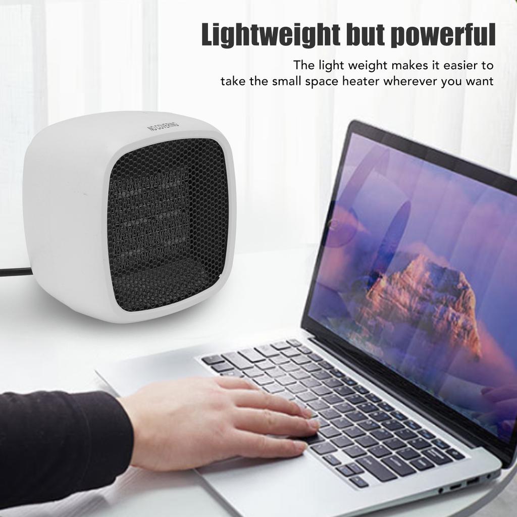 Desktop Heater Fan Household   Portable Electric Space Heater for Small   Home Space