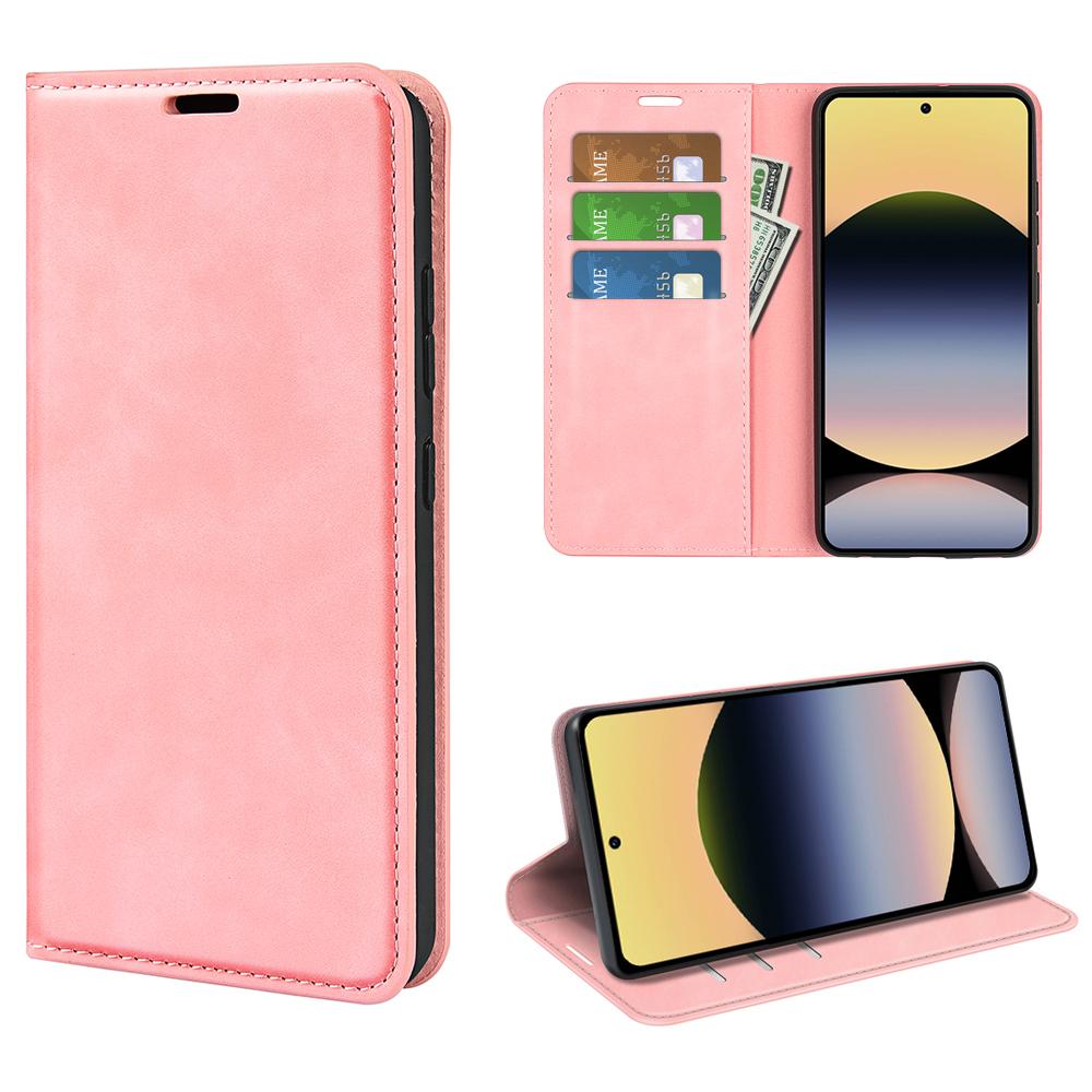 For Xiaomi Redmi Note 14S 4G Case Skin Touch Leather Wallet Phone Cover