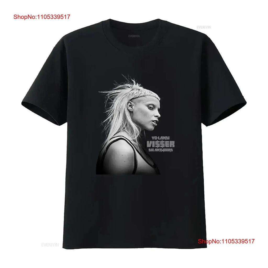 Yolandi Visser Die Antwoord Maglietta Cotone Nero Tutte le Taglie dalla S alla 345XL 1PT393 vintage Lavata Str