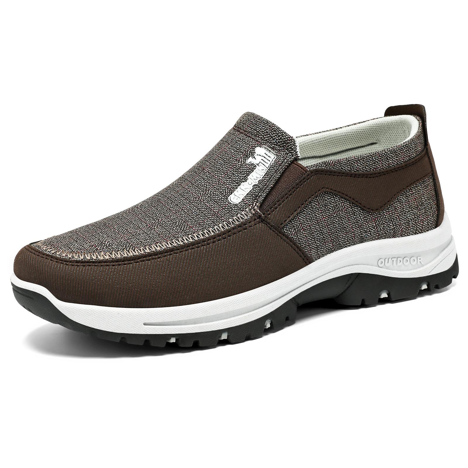 

Мужская обувь большого размера новая обувь для ходьбы мягкая подошва тканевая обувь универсальная обувь мужская удобная повседневная обувь с неглубоким вырезом универсальные одинарные туфли 45