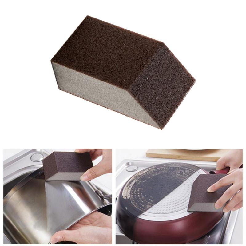 Emery Alumina Strong Sponge Cleaning Brush Dish Bowl Washing Sponge Kitchen Pot Pan Window Glass Cleaner Tools Except Rust