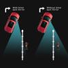 2Pcs Blind Spot Mirror Rearview Convex Adjustable Side Mirrors Fan Shape Frameless Sway Rotate Wide