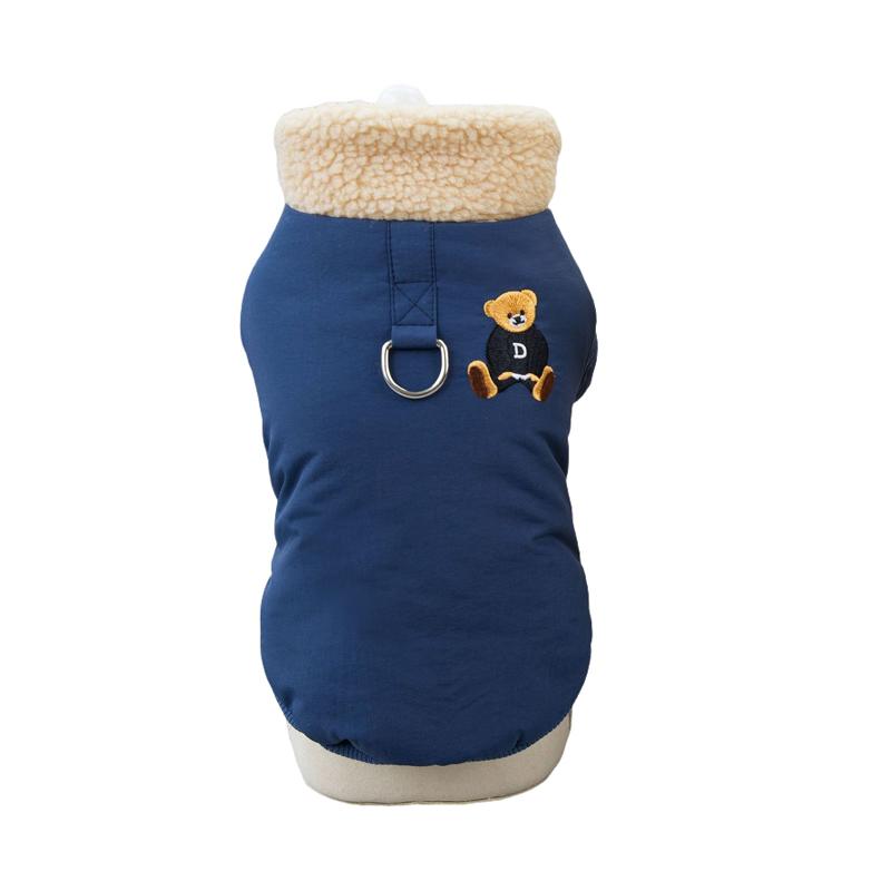 Warm Fleece Dog Jacket Thicken Winter Pet Clothes for Maltese French Bulldog Coat Small Medium Dogs Cat Puppy Chihuahua Clothing