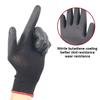 Nylon Black Grip Palm Coating Workplace Coated Garden Supplies Safety Gloves Work Glove Protection