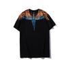 2021SS estate nuovo high street marca di tendenza ali arancioni e blu maniche corte sciolto uomo e donna coppie moda t-shirt base