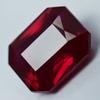 10.90 Ct CERTIFIED Natural Red Ruby Emerald Cut Rare Loose Gemstone Gift for Him YS-327