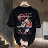 ONE PIECE Summer Japanese Straw Hat Luffy Anime Peripheral Short Sleeve Unisexs Summer Teen Student Crew Neck TShirt Top Tide