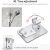 Supplies Showerhead Stand Bathroom Accessories Aluminum Shower Holder Punch Free Wall Gel Mounted