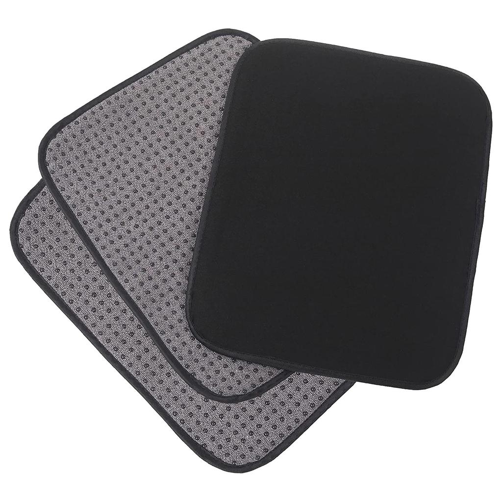 2Pcs Bowling Towel 10x8inch Microfiber Bowling Cleaner Towel with Grips Dots Non-Slip Bowling Shammy Pad