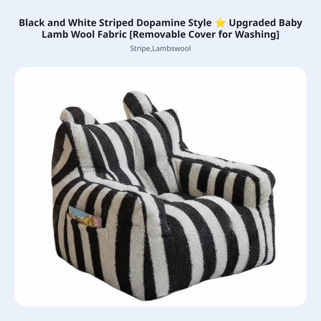 Creature Character Sofa Mini Size Upholstered childs' Club Chair Cute Design Soft and Comfortable for Infants, Boys, Bedroom