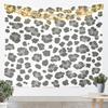 Rosy Leopard Tapestry Black White Zebra Wall Art Animal Print Wall Hanging Blanket For Living Room Bedroom Cheetah Home Decor