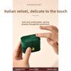 Portable Jewelry Box Pu Mini Ring Box Earring Storage Jewelry Box Snap Button